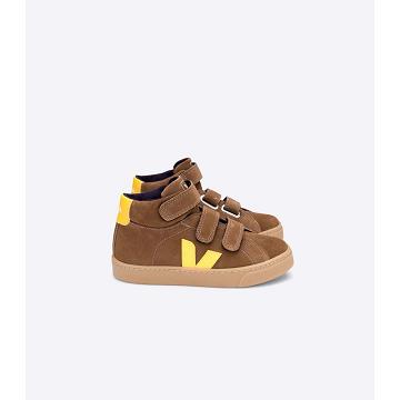 Veja ESPLAR MID SUEDE Magasszárú Gyerek Kávé | HU 696LIS